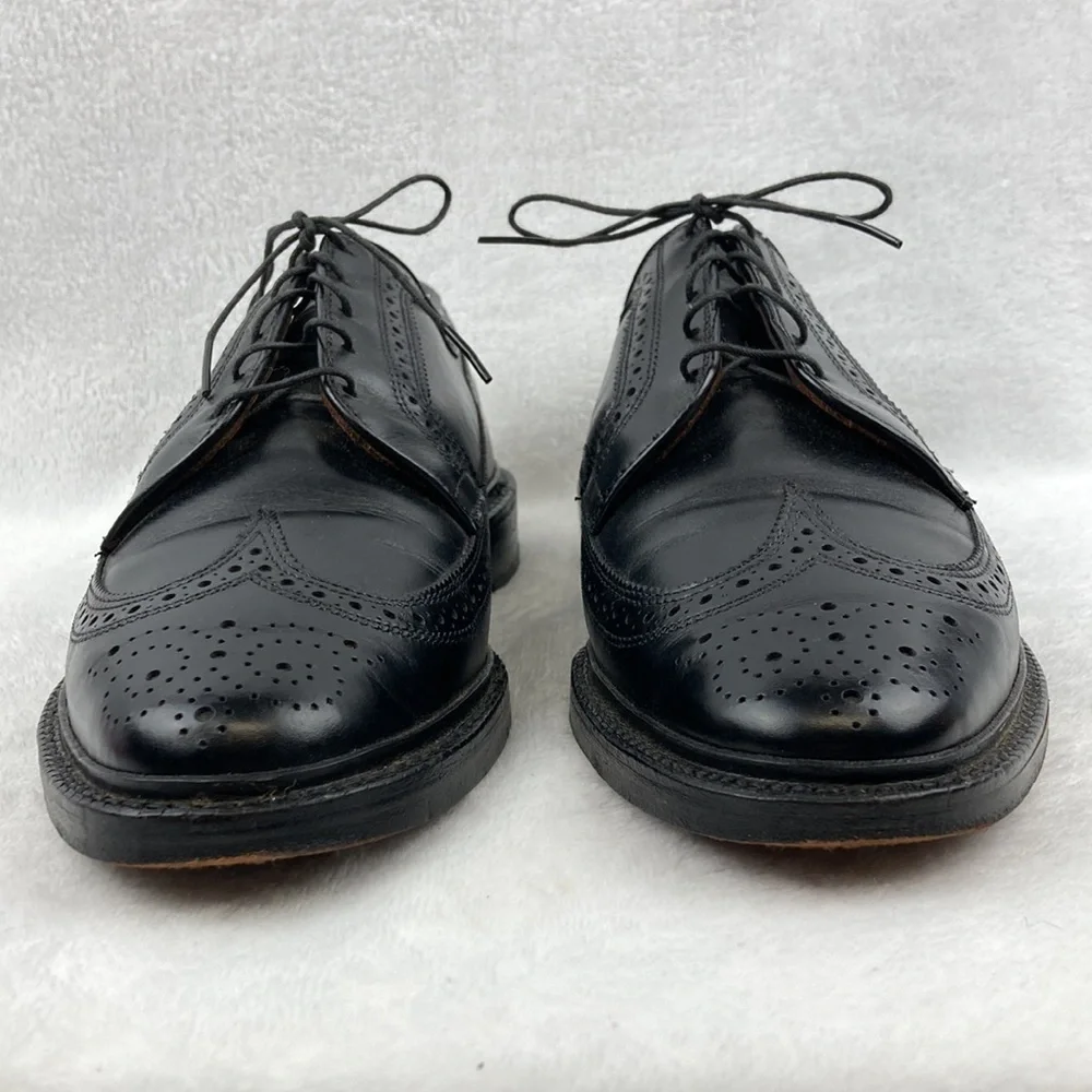 Allen Edmonds Men’s MacNeil Black Leather Wingtip Oxford with Cedar Shoe Trees 9